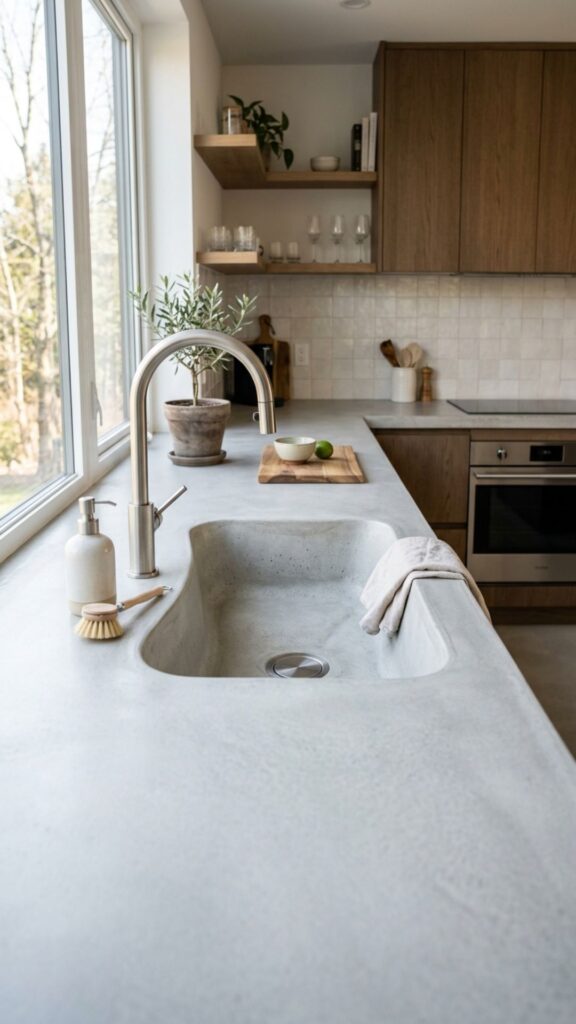 11. Integrated Concrete Sinks
