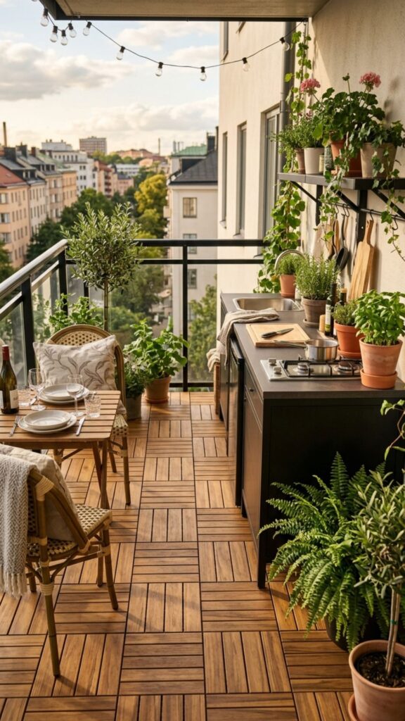 11. Lay Down Interlocking Deck Tiles