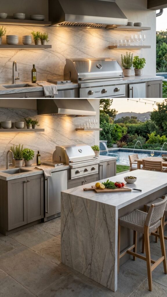 11. Quartzite Slab for Luxury Without the Fuss