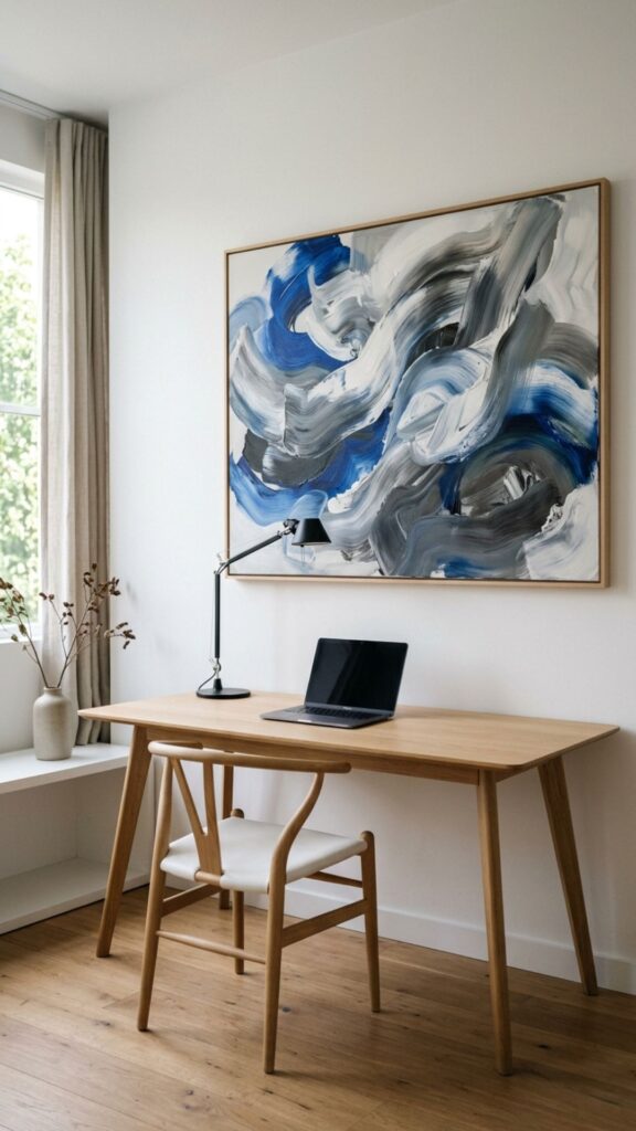 11. Replace Multiple Decorations With One Large Artwork