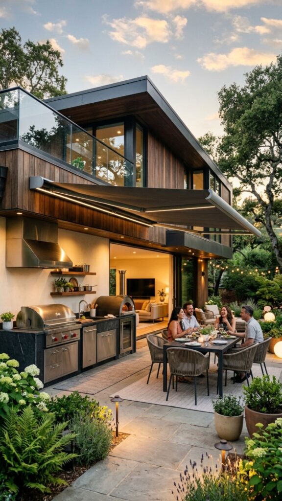 11. Retractable Awning Overhead