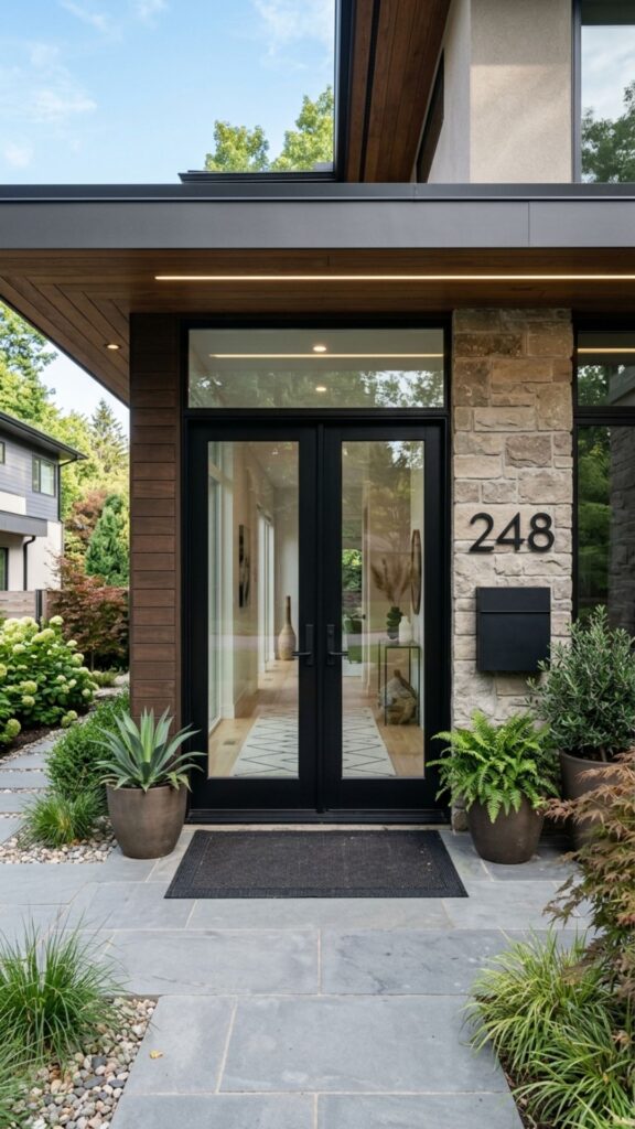 11. Style With House Numbers and a Mailbox