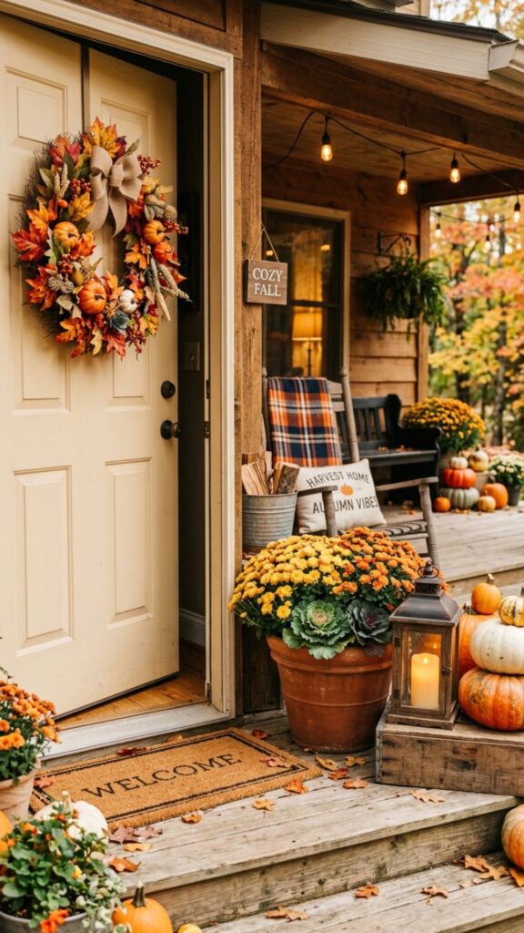 11. Style a Seasonal Porch Display