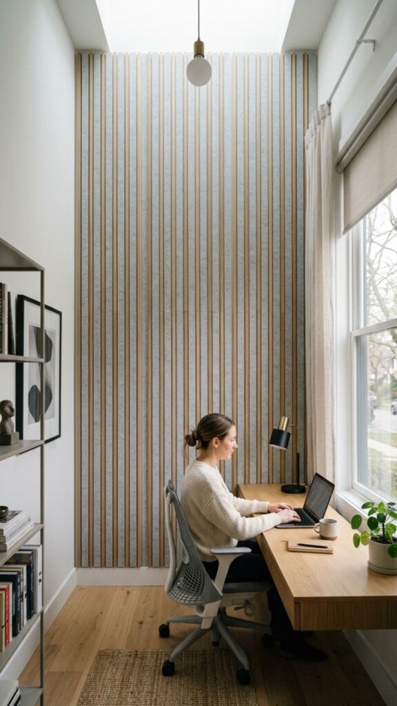 11. Use Vertical Panels to Make the Ceiling Look Higher