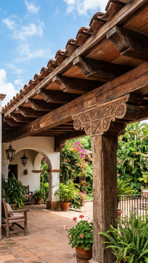 12. Add Carved Wood Corbels