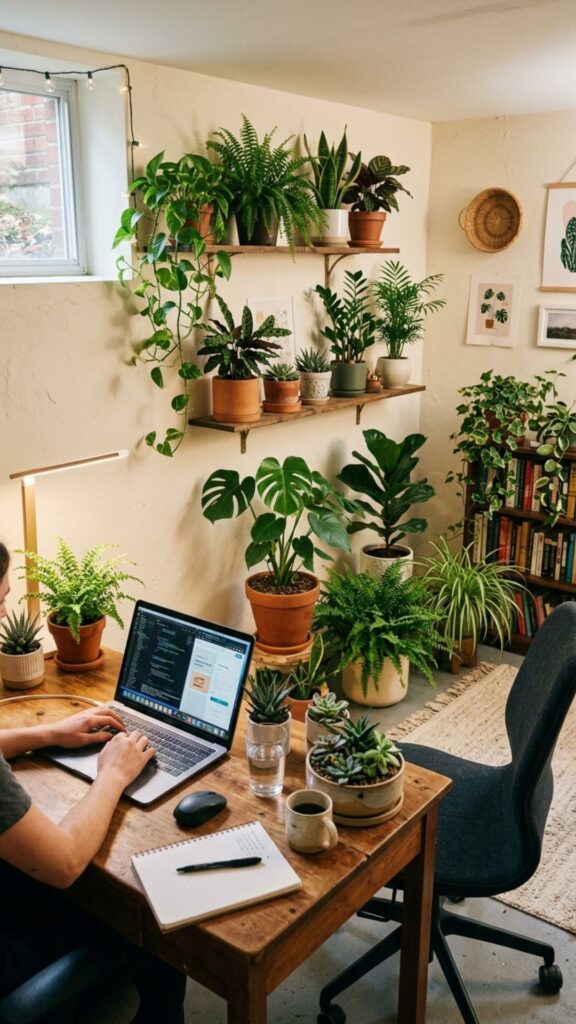 12. Add Plants for a Fresher Atmosphere