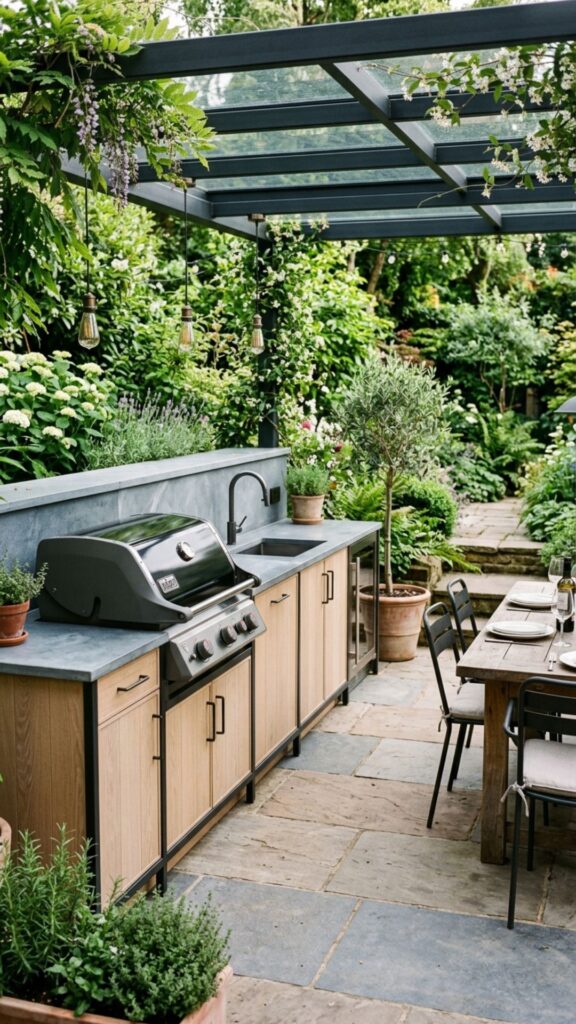 12. Belgian Bluestone Countertop Design