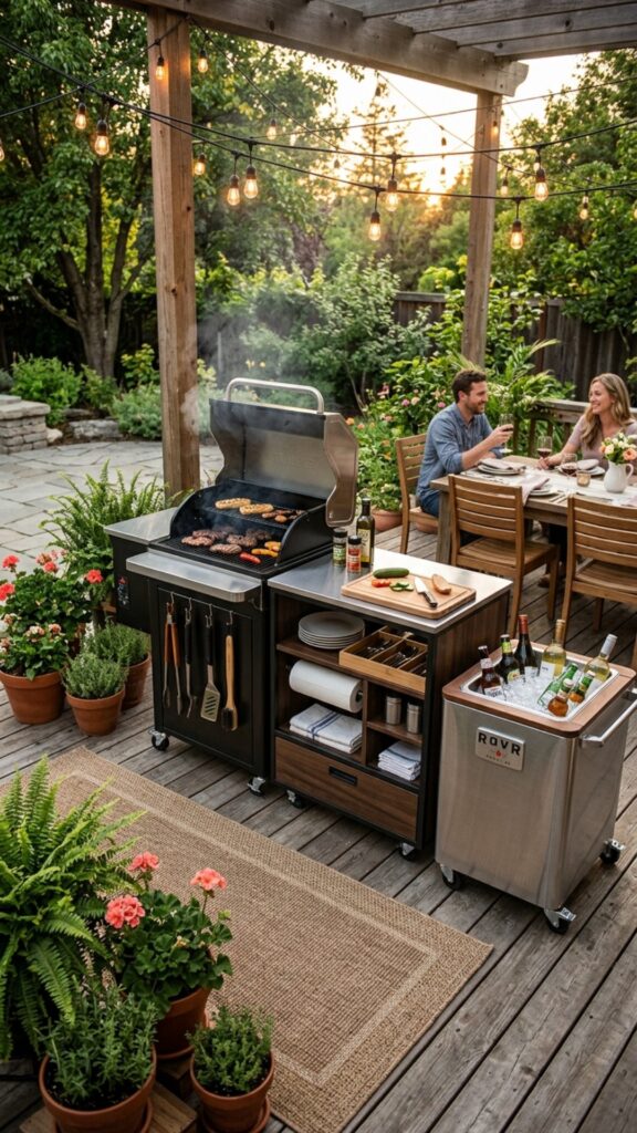 12. Build a Portable Outdoor Kitchen