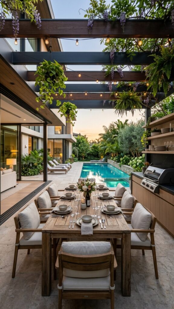 12. Combine the Kitchen With an Outdoor Dining Area