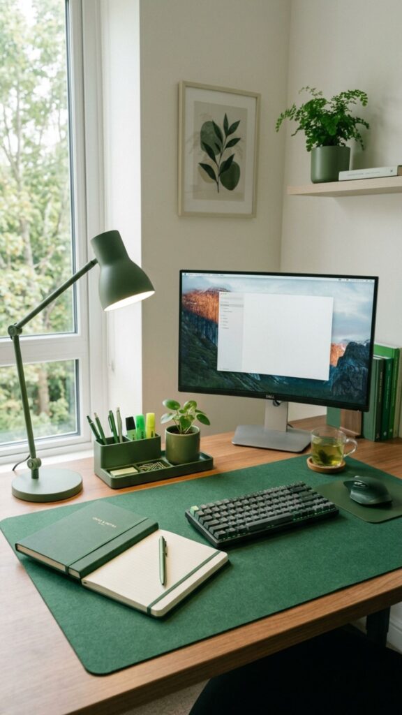 12. Create a Green Desk Setup