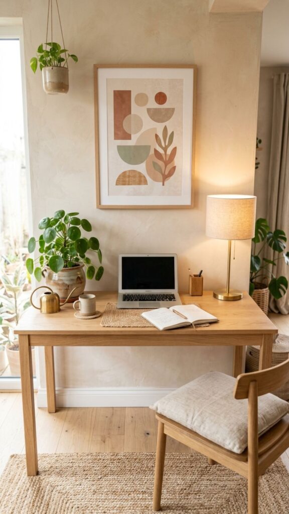 12. Create a Minimal Boho Workspace
