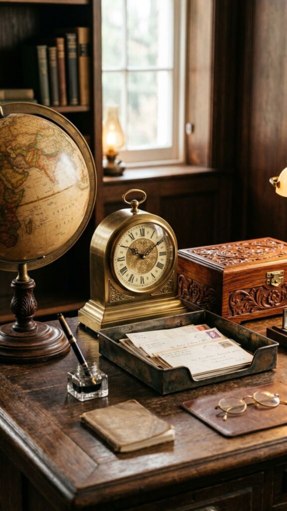 12. Display Vintage Office Accessories