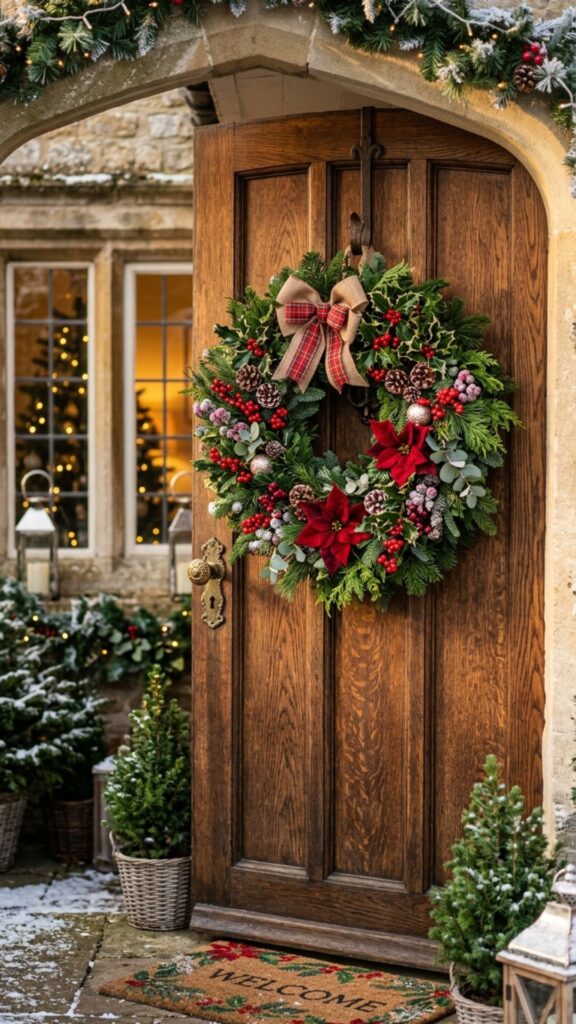 12. Hang a Seasonal Wreath