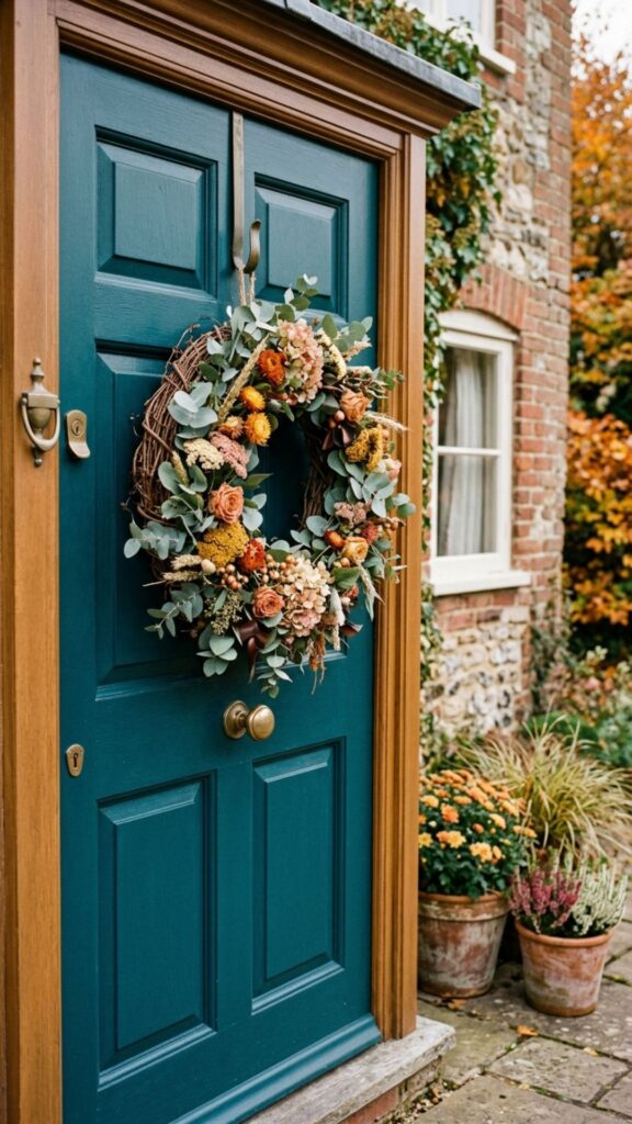 12. Hang a Seasonal Wreath
