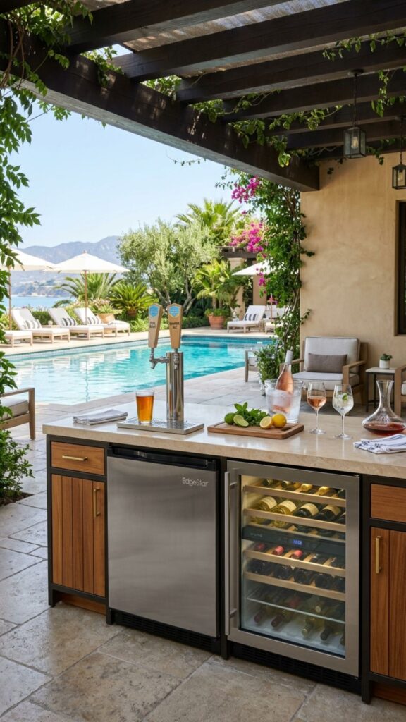 12. Include a Kegerator or Wine Fridge