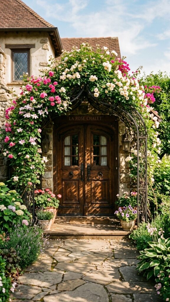 12. Incorporate Climbing Vines or a Trellis