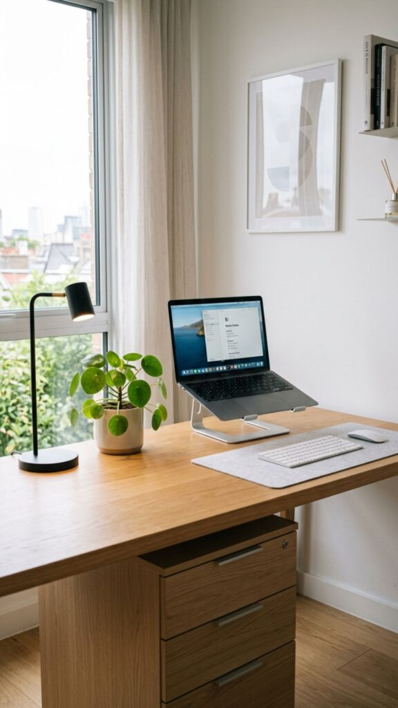 12. Keep Your Desk Visually Clutter-Free