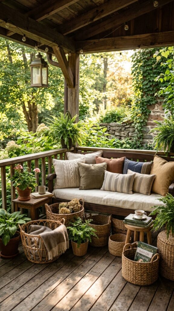 12. Mix in Woven Baskets and Textures