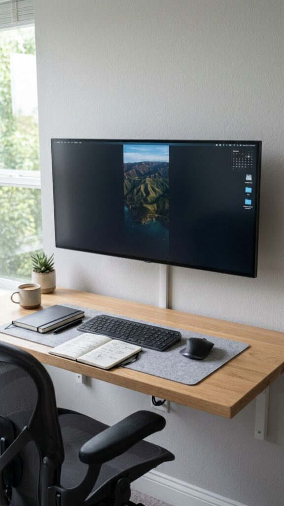 12. Replace a Large Monitor With a Mounted Screen