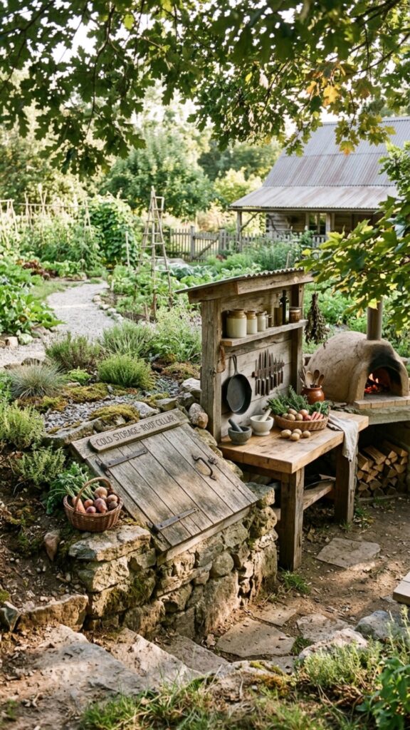 12. Root Cellar-Style Cold Storage