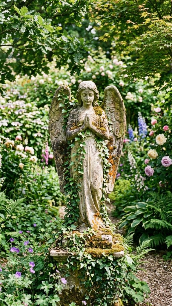 12. Stone or Concrete Statuary