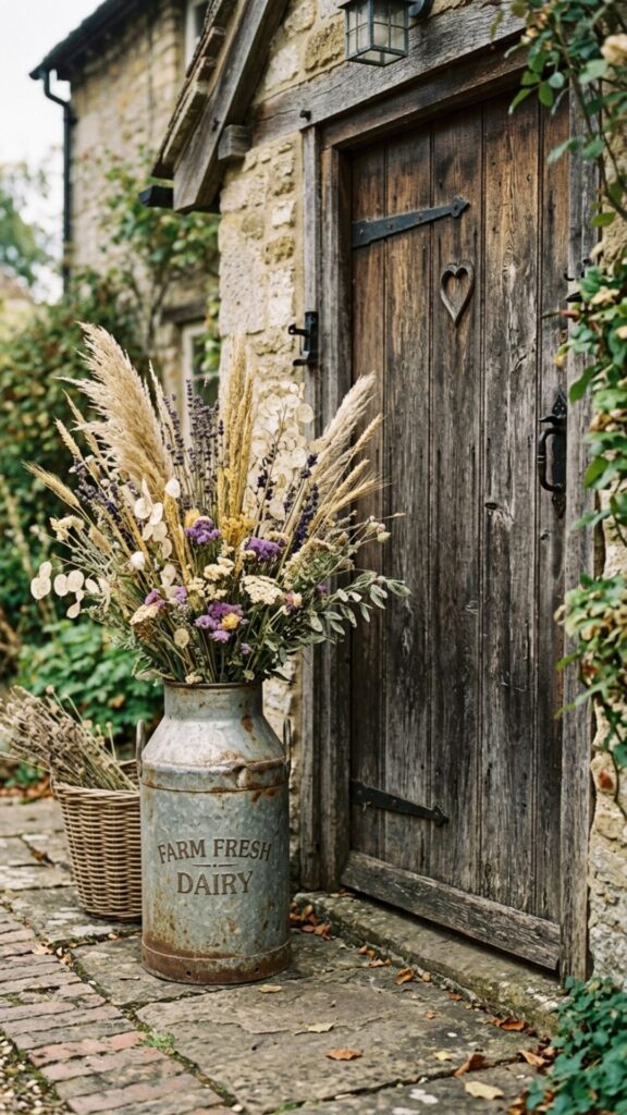 12. Style a Vintage Milk Can or Urn