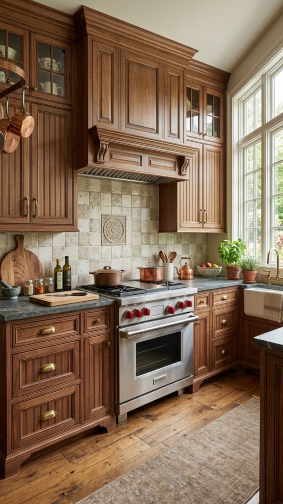 12. Tall Cabinets Around Stove Area