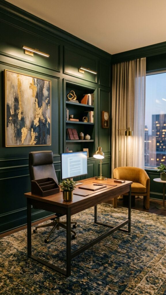 12. Use Green Paneling for Extra Character