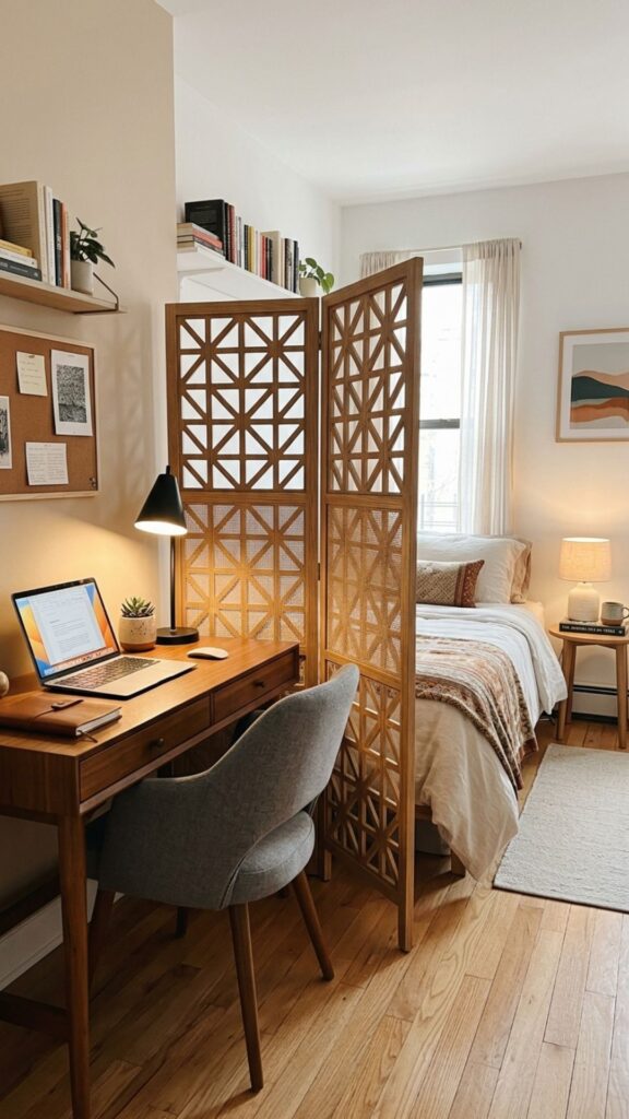 12. Use a Room Divider When Privacy Matters