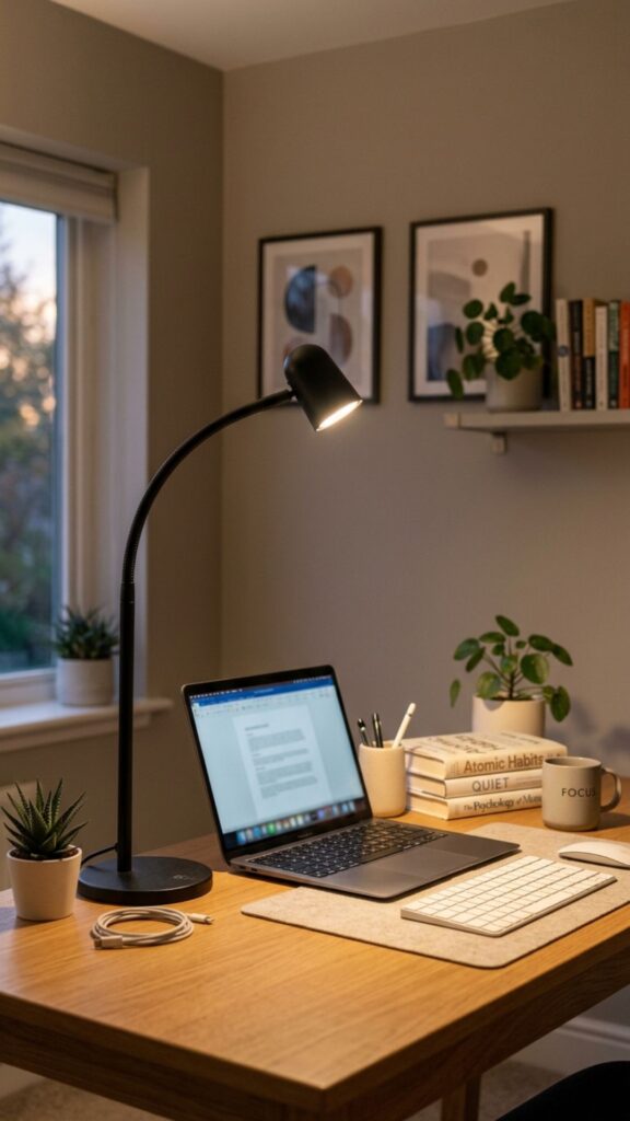 13. Add Adjustable Task Lighting