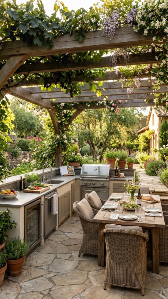 13. Add Overhead Shelter with a Pergola