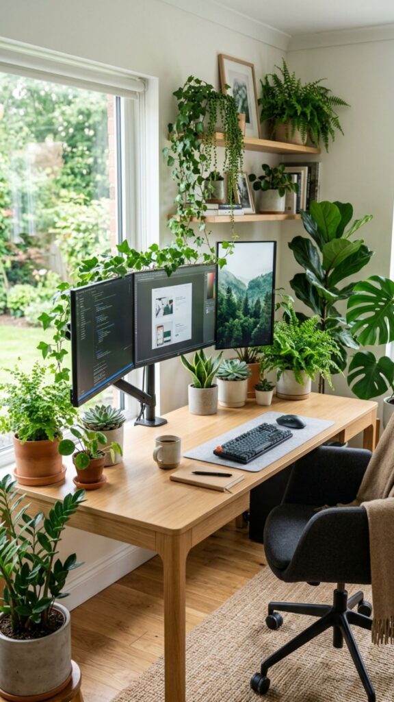 13. Add Plants Around Your Technology