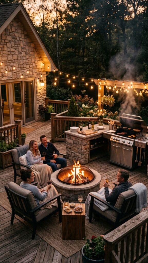 13. Build Around a Fire Feature