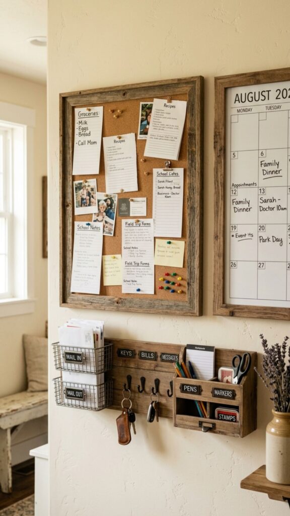13. Build a Practical Farmhouse Command Center