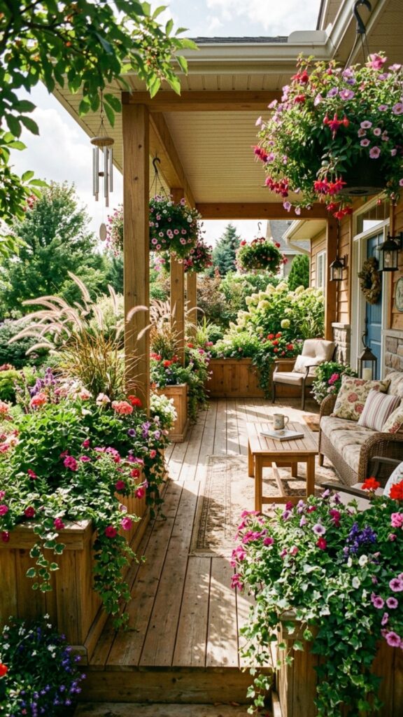 13. Build in Planters and Greenery