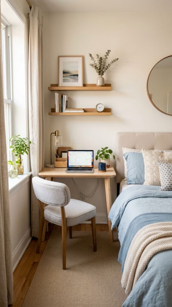 13. Choose a Slim Desk Instead of a Deep One