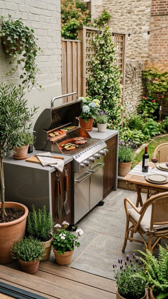 13. Choose a Smaller Built-In Grill