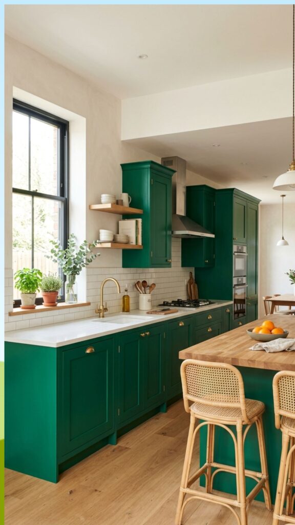 13. Colorful Statement Cabinets