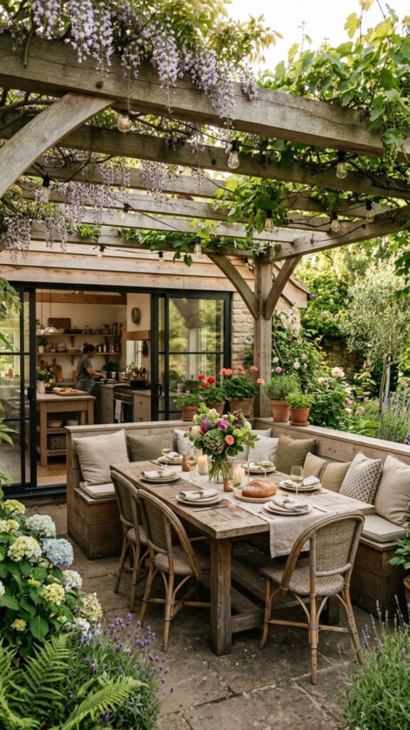13. Create a Dining Zone Right Off the Kitchen