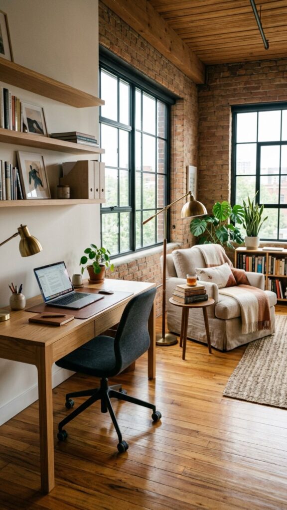 13. Create a Loft Office and Reading Nook