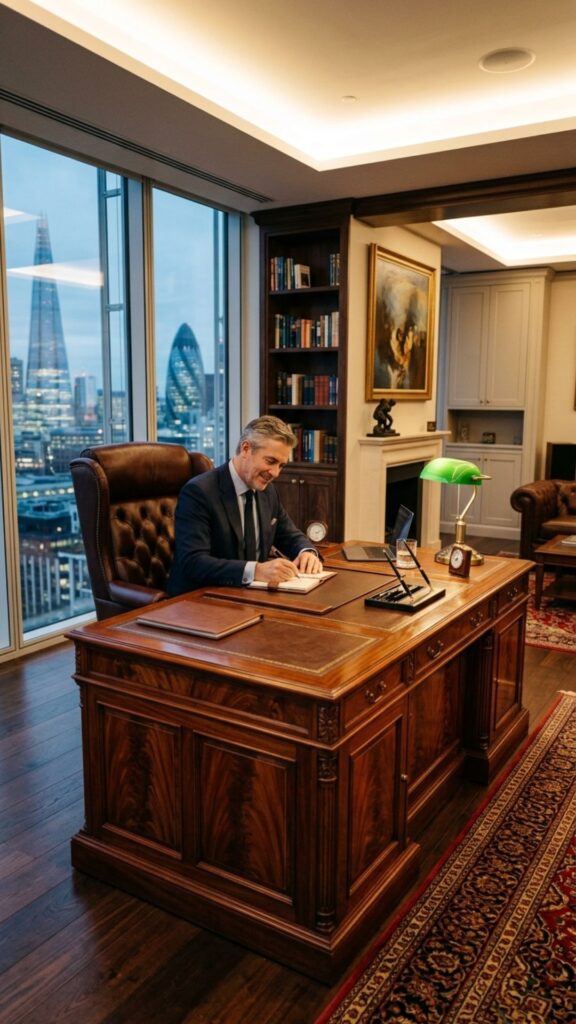 13. Create a Luxury Executive Office Feel