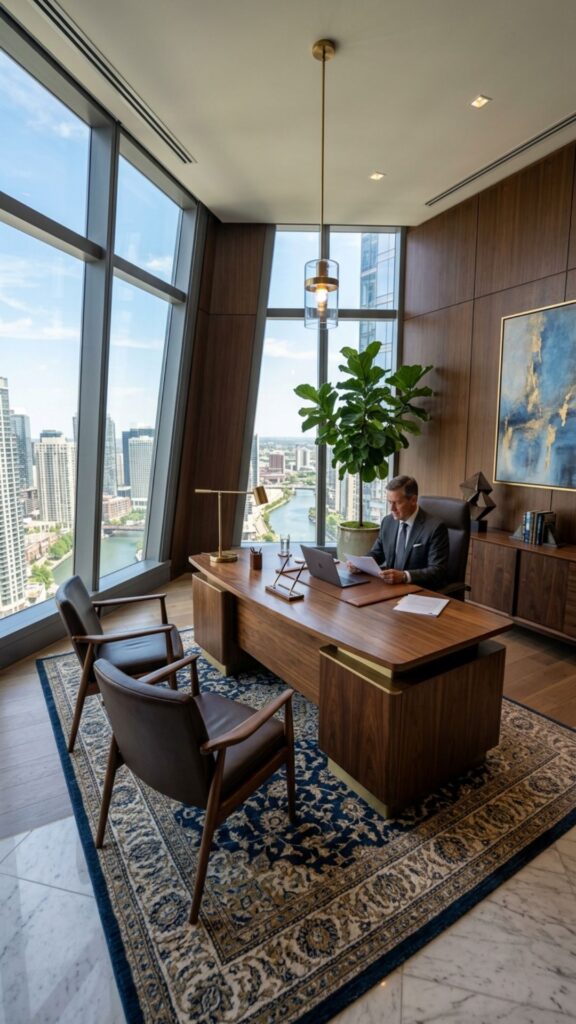 13. Create an Angled Executive Office