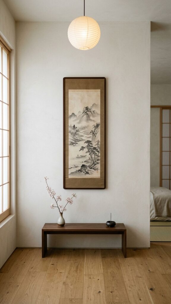 13. Decorate With Japanese-Inspired Art