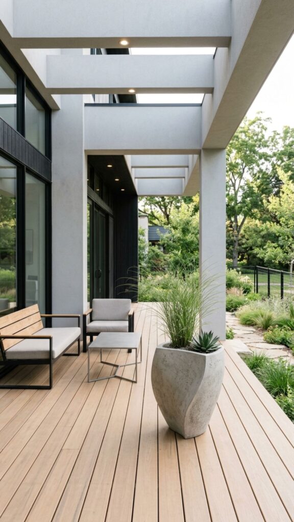 13. Design a Modern Minimalist Porch