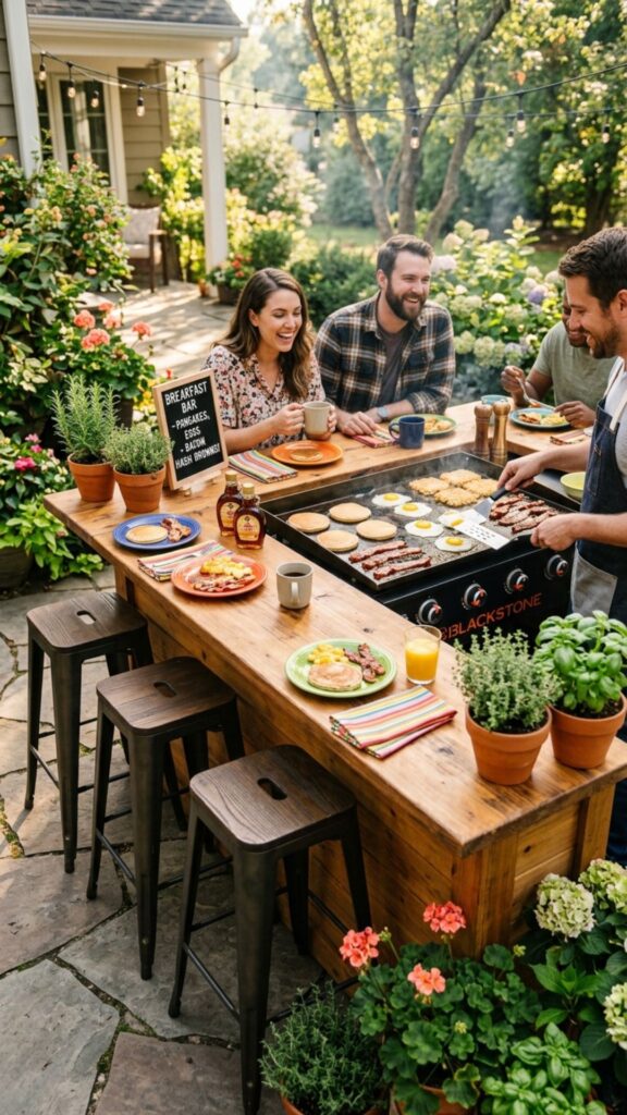 13. Design an Outdoor Breakfast Bar