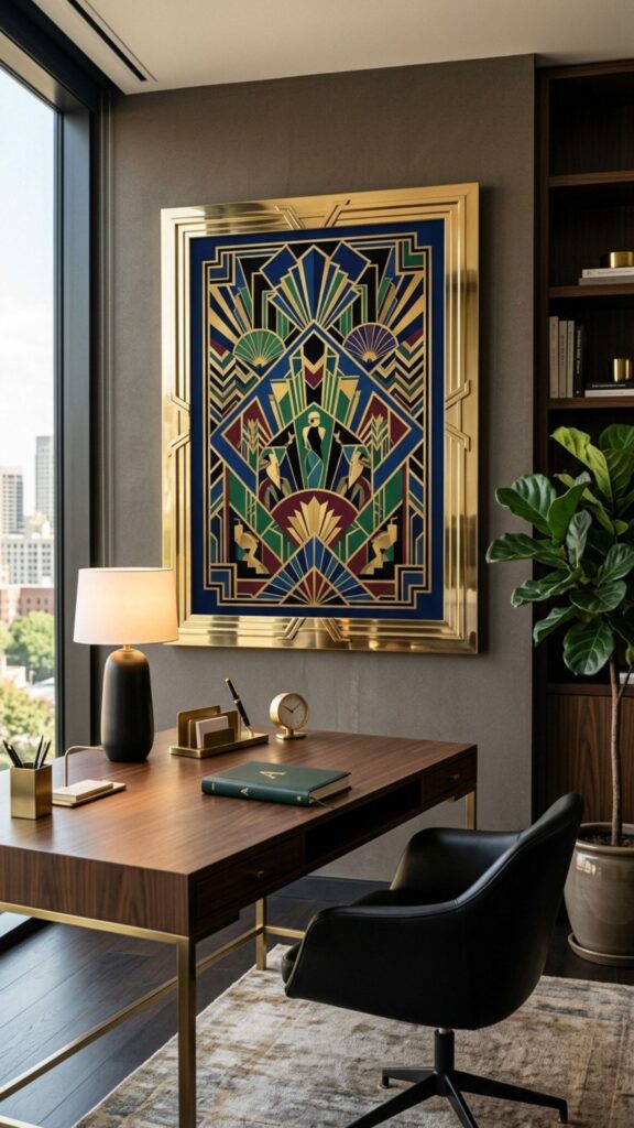 13. Display Bold Framed Artwork