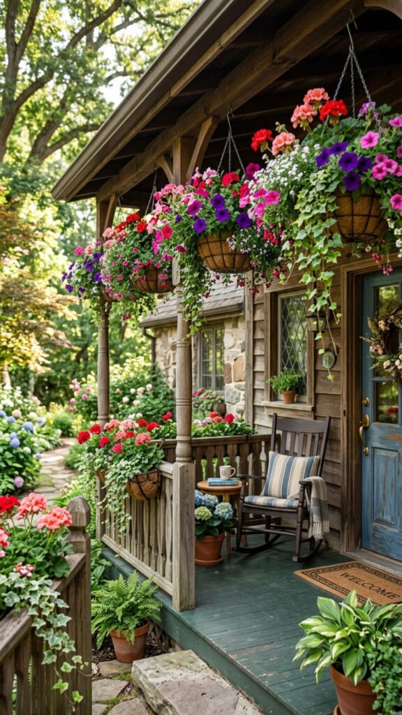 13. Display Hanging Baskets
