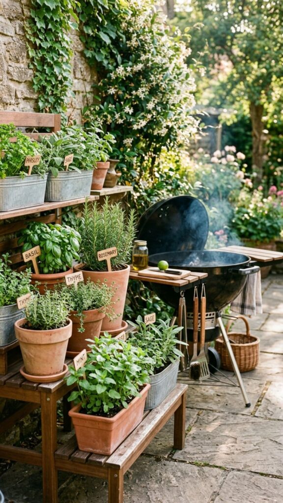 13. Grow a Kitchen Herb Garden Nearby
