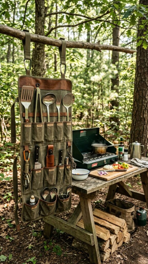 13. Hanging Utensil Organizer
