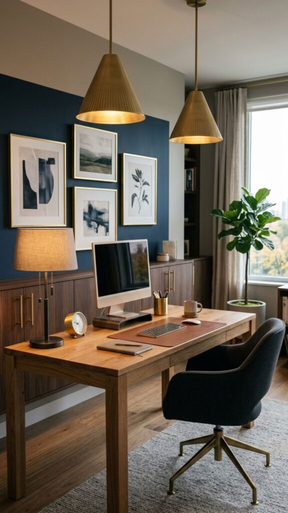 13. Introduce Metallic Accents